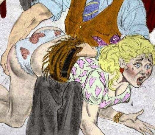 Free porn pics of SPANKING AND PUNISHMENT ARTWORK BOOK VIII 4 of 46 pics