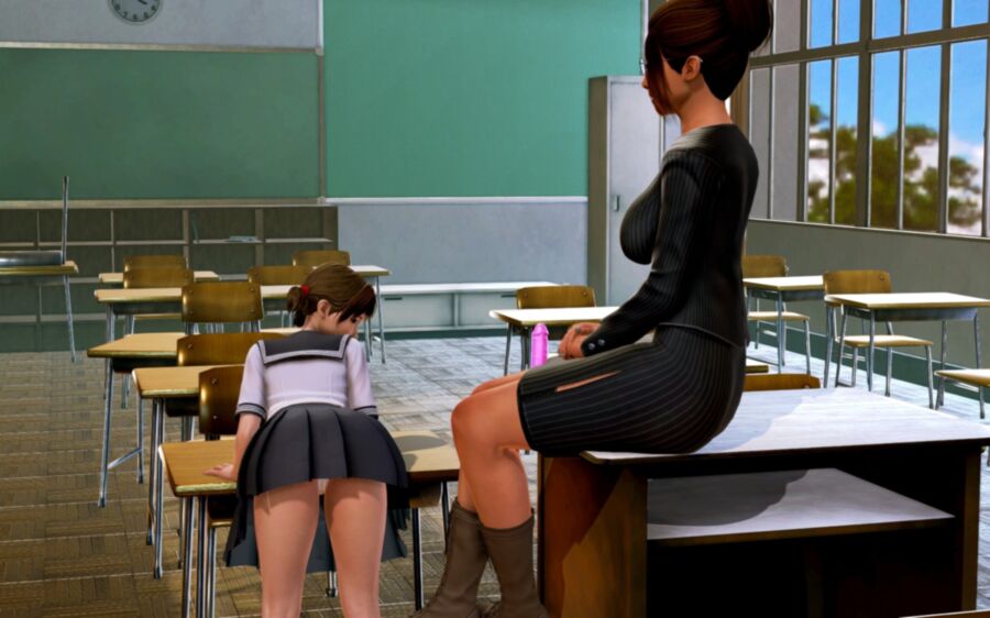 Natural gay schoolgirl teacher