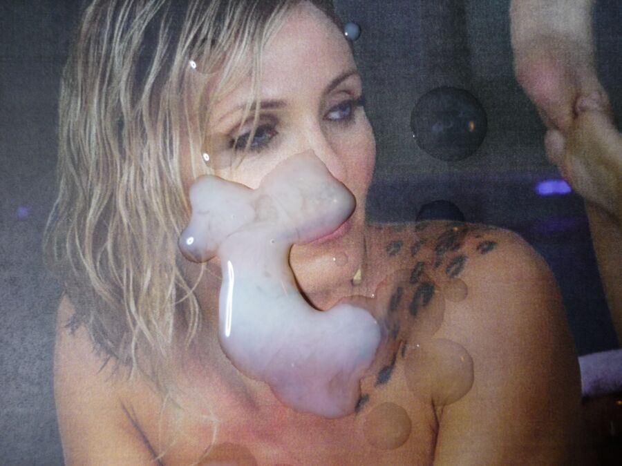 Free porn pics of Cameron Diaz - Cum on her face 3 of 15 pics