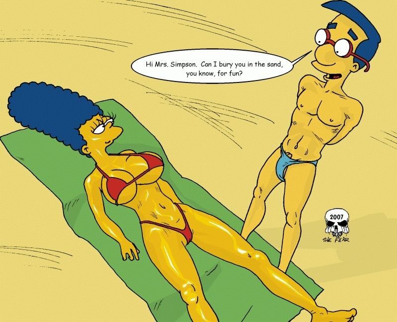 Free porn pics of Beach Fun (The Simpsons) 1 of 11 pics