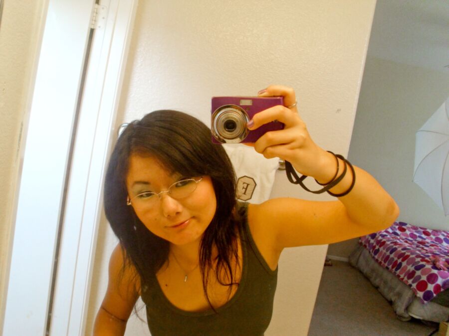 Free porn pics of Chyoko spreads her pussy in selfies 6 of 60 pics
