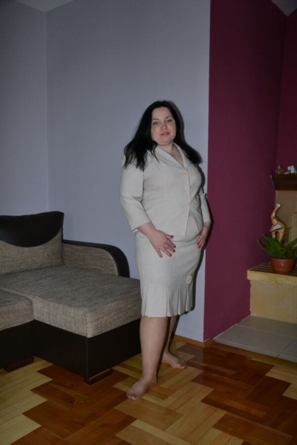 Free porn pics of Sexy Russian Chubby Wife 5 of 34 pics