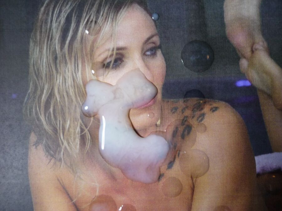 Free porn pics of Cameron Diaz - Cum on her face 4 of 15 pics