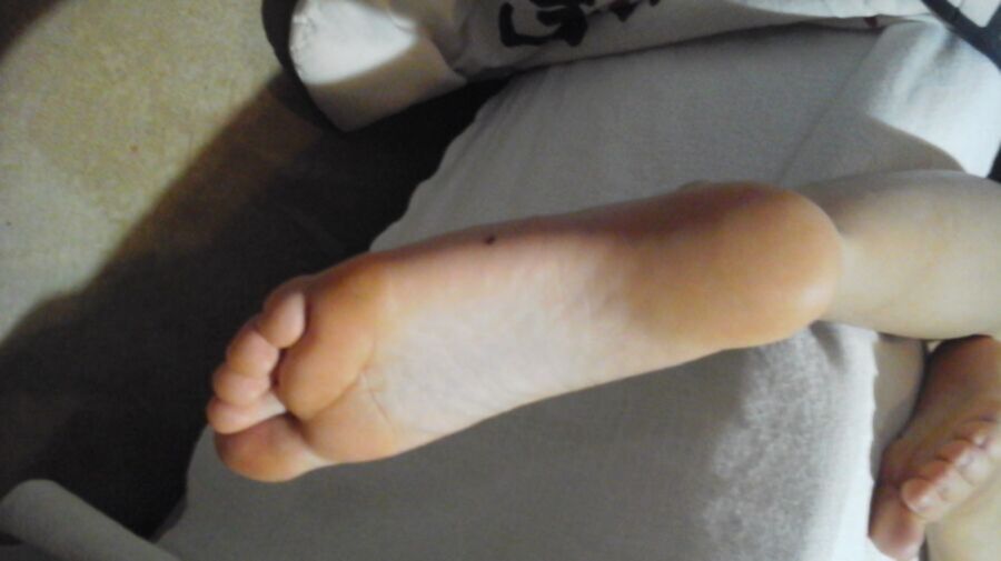 Free porn pics of Special Contribution - Sleepy Bare Soles 4 of 12 pics