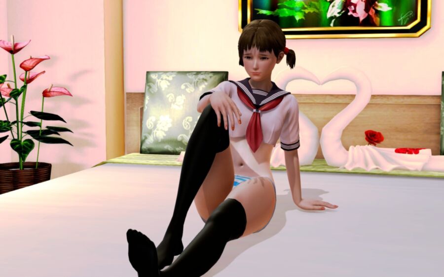 Free porn pics of Anime schoolgirl busted 5 of 19 pics