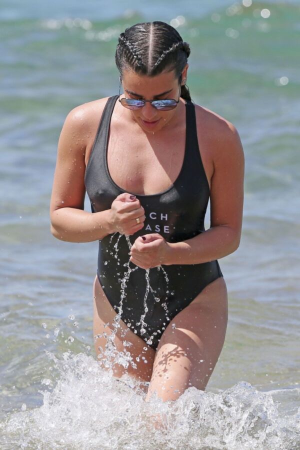 Free porn pics of Lea Michele swimsuit 23 of 25 pics