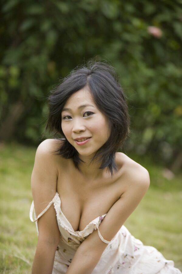 Free porn pics of Chinese Beauties - Abbie C - Nude in the Garden 19 of 117 pics