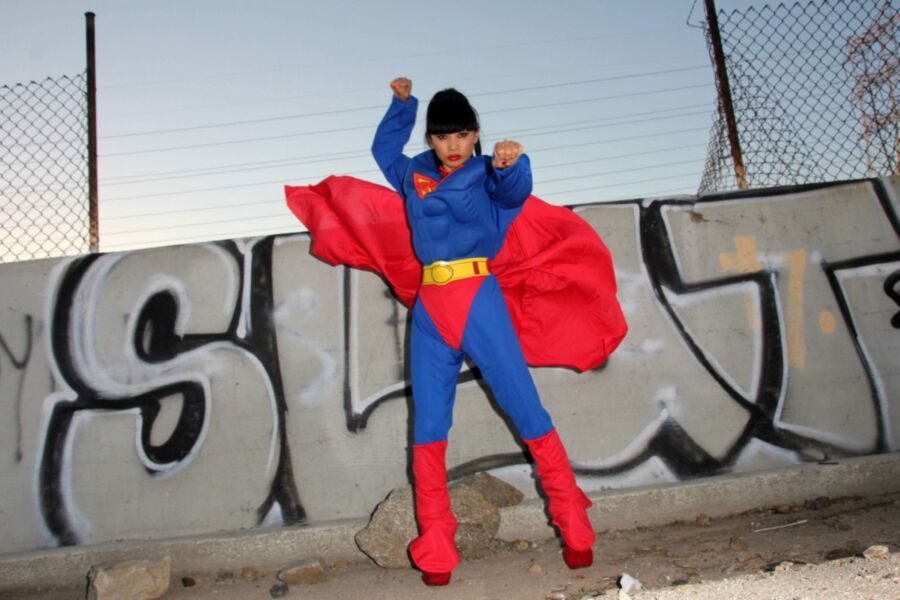 Free porn pics of Bai Ling Cos Playing as Superman 1 of 10 pics