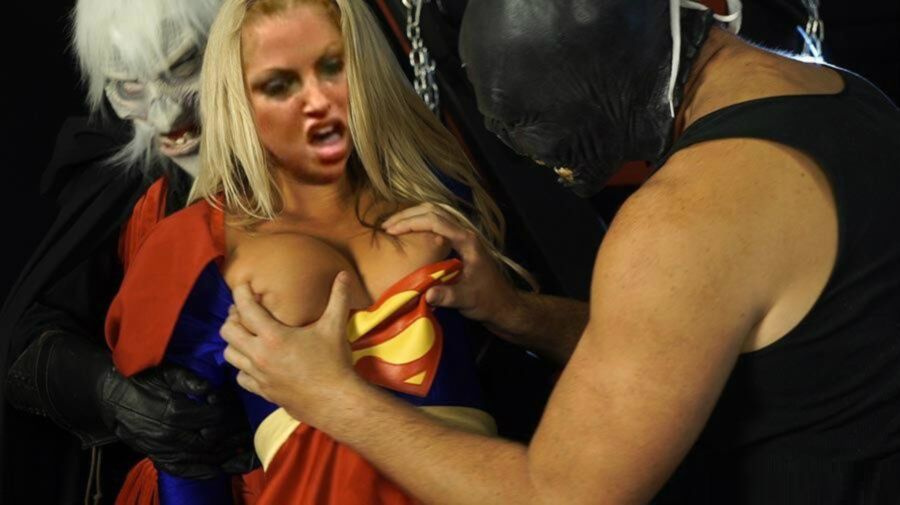 Free porn pics of celeb milf trish stratus as superheroine supergirl femdom tits 2 of 3 pics