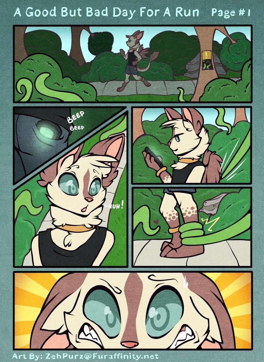 Free porn pics of A good but bad day for a run - Furry Comic by ZehPurz 1 of 5 pics