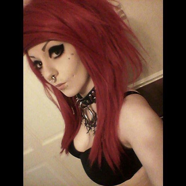Free porn pics of Red Haired Goth Slut 18 of 147 pics