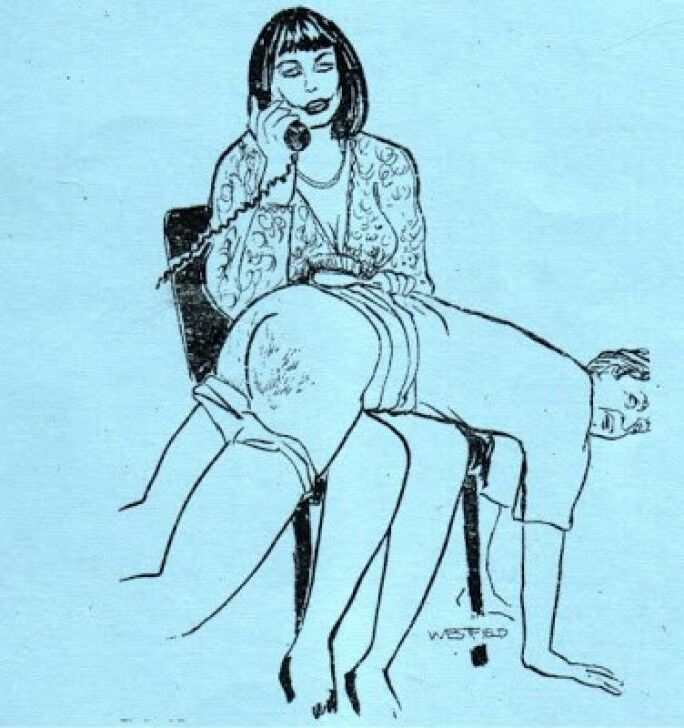 Free porn pics of Westfield Spanking Drawings 17 of 32 pics