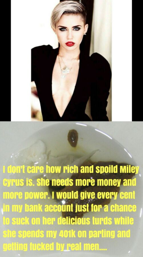 Free porn pics of Miley Cyrus scat worship  4 of 6 pics