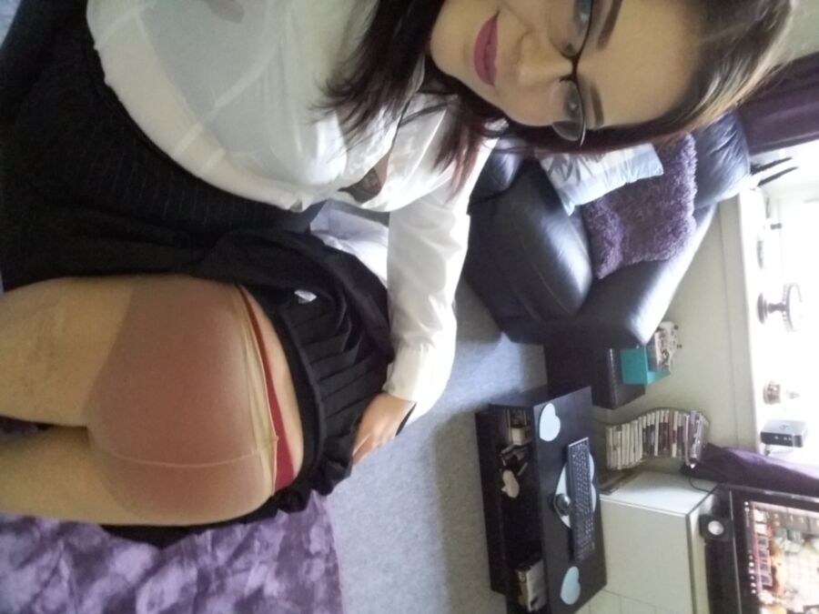 Free porn pics of Tracey Has Her Tights and School Knickers Taken Down 4 of 19 pics