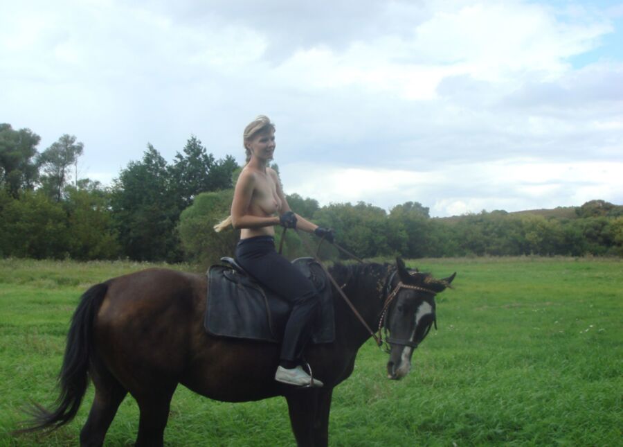 Free porn pics of Teen nude horse-riding 7 of 49 pics