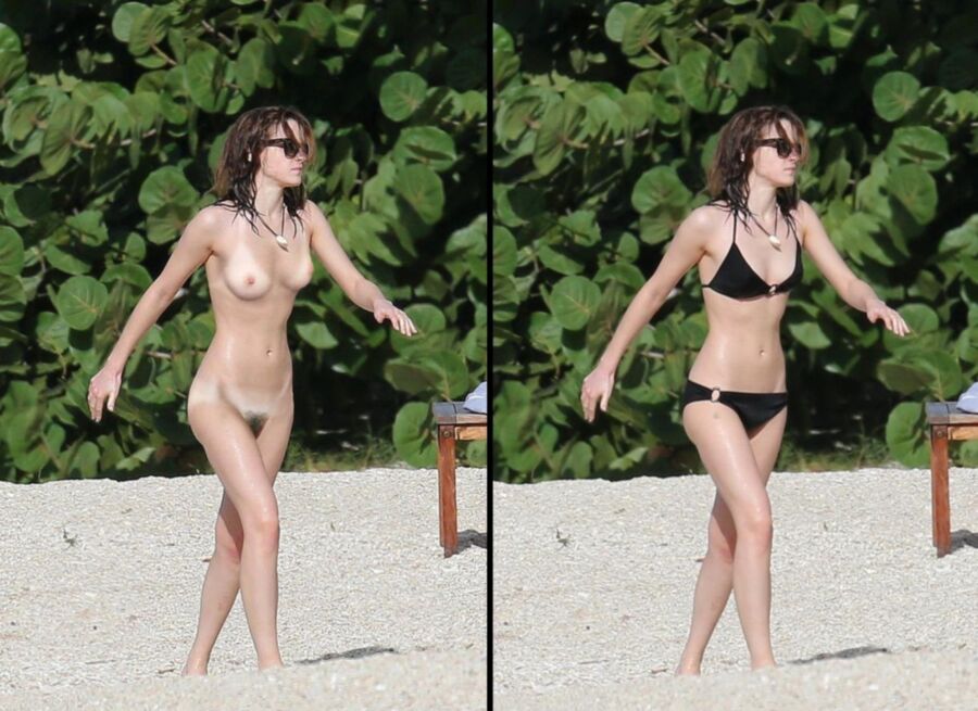 Free porn pics of Emma Watson Beach 2 of 3 pics