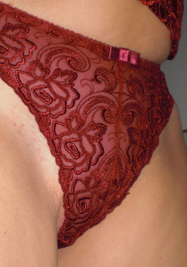 Free porn pics of My Susi in red panties!!! 10 of 26 pics