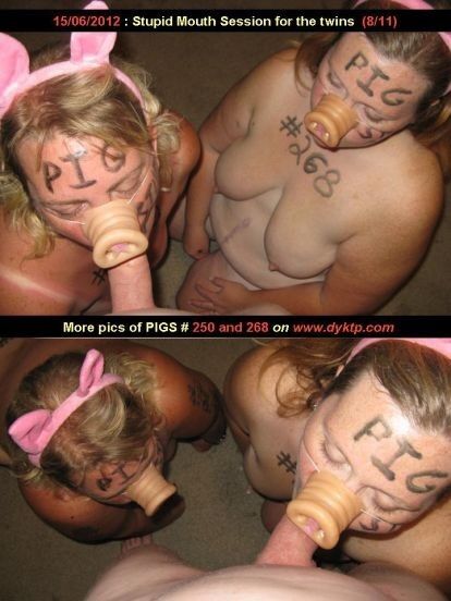 Free porn pics of Filthy fat fuckpigs degraded 9 of 41 pics