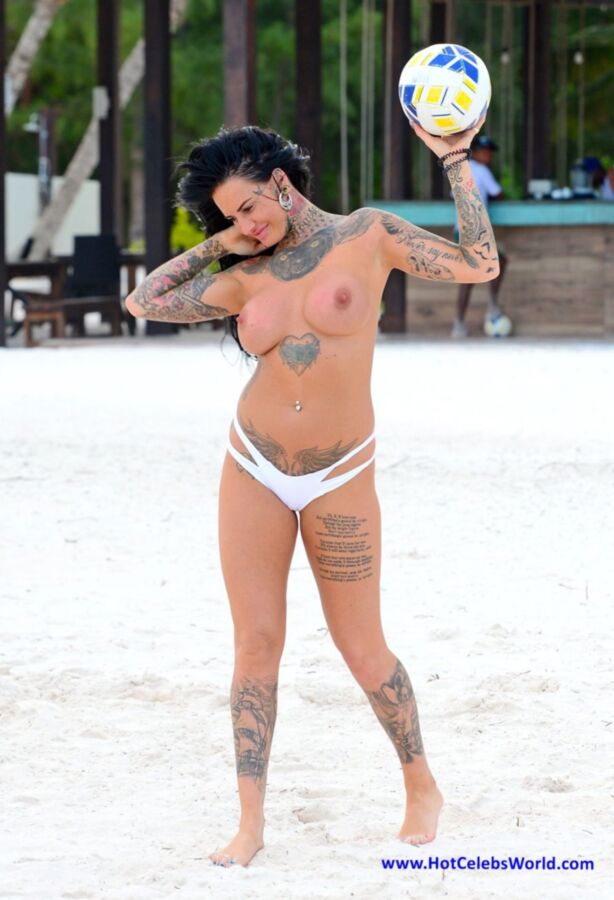 Free porn pics of Jemma Lucy Topless Big Boobs playing vollyeball 20 of 31 pics