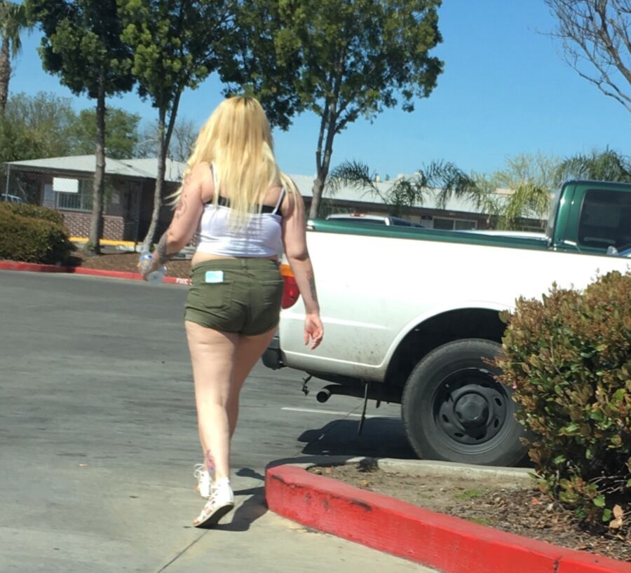 Free porn pics of White trash whore street walking 4 of 16 pics