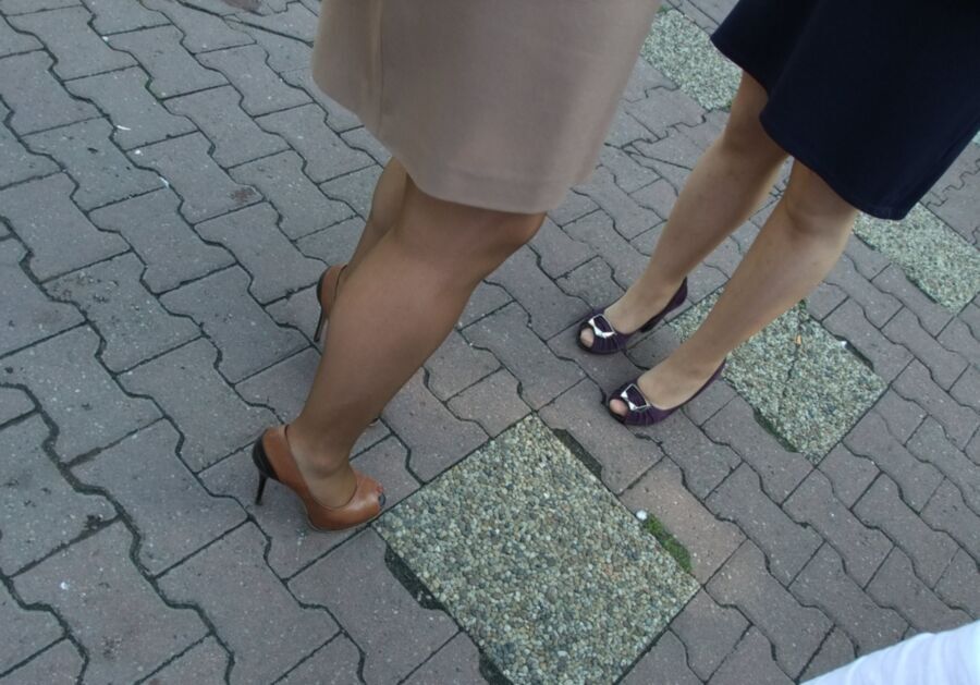 Free porn pics of candid amateur in pantyhose and heels 4 of 4 pics