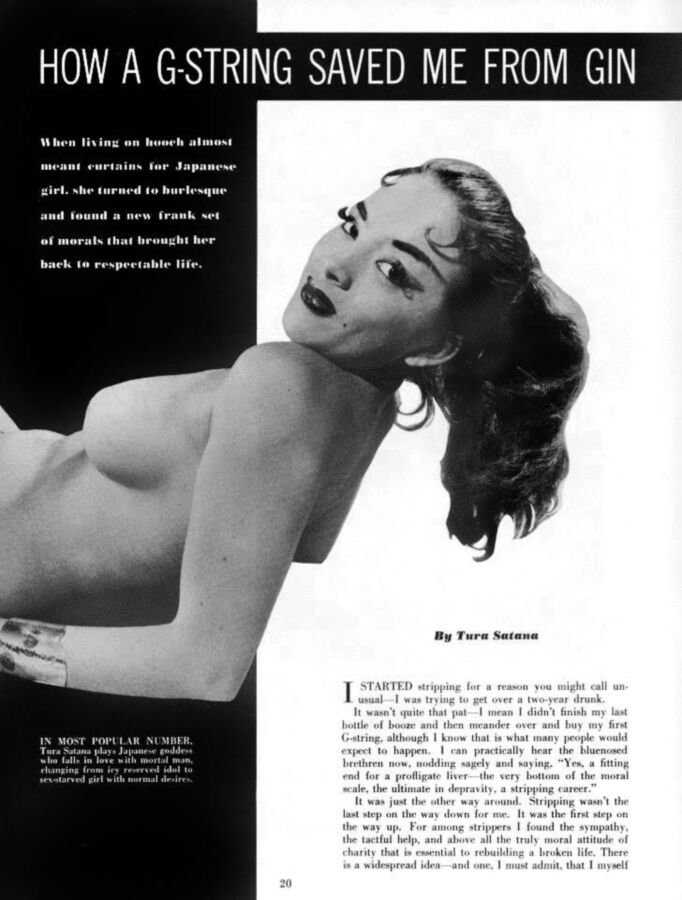 Free porn pics of Tura Satana - Burlesque 8 of 10 pics