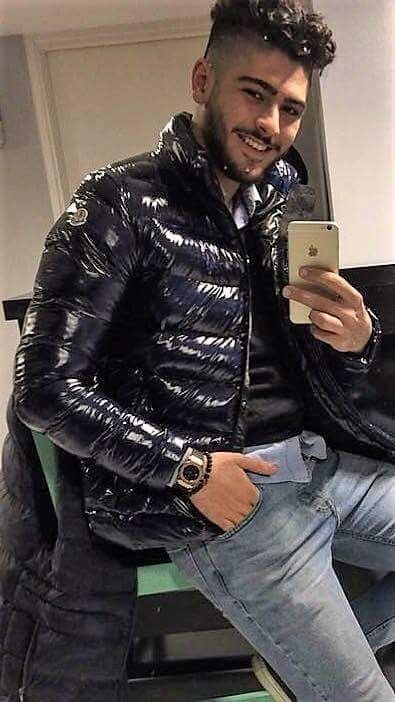 Free porn pics of Sexy boys in hot shiny sexy jackets 18 of 64 pics