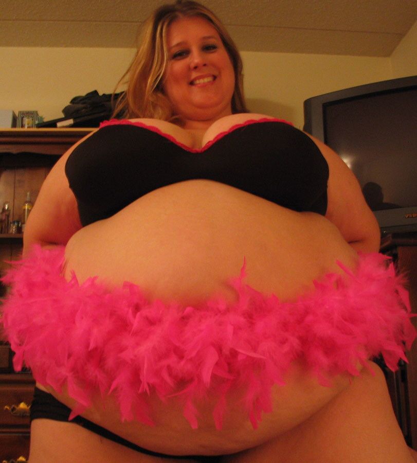 Free porn pics of SSBBW - pink boa 19 of 67 pics