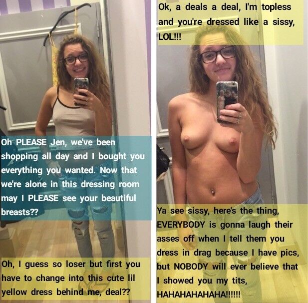 Free porn pics of Sissy humiliations XXVII 6 of 8 pics