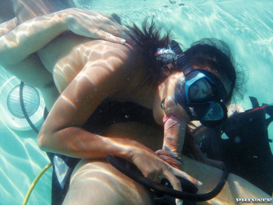 Free porn pics of Priva Is so Horny She Fucks Her Dive Instructor 23 of 47 pics