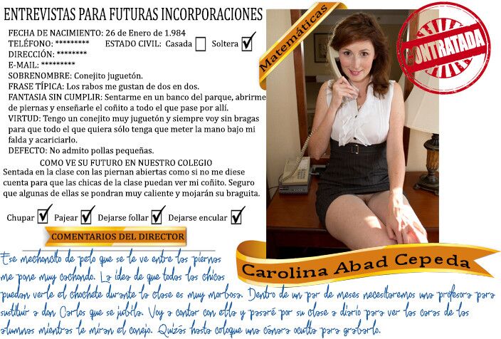 Free porn pics of Curriculums Vitae ((Captions Español) 11 of 18 pics
