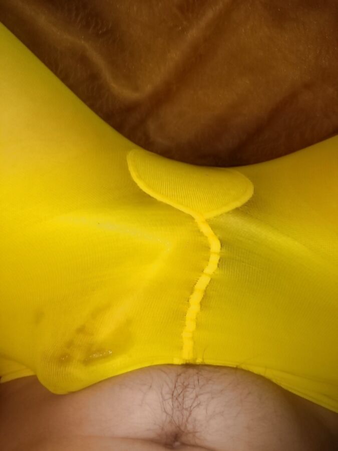 Free porn pics of Yellow Tights Dick  15 of 17 pics