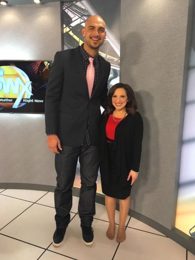 Free porn pics of News Anchor in pantyhose and basketball players 3 of 4 pics