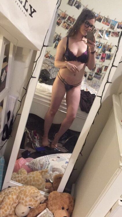 Free porn pics of Pierced teen Rosie selfie tease 3 of 11 pics