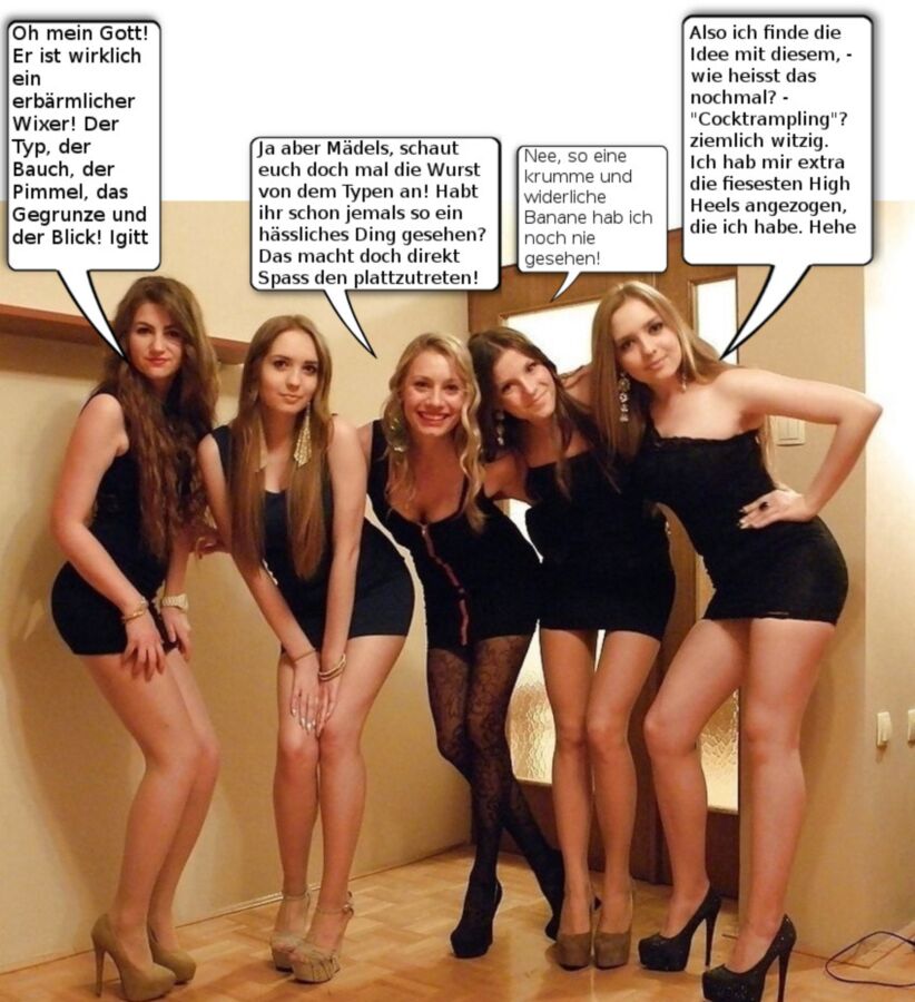 Free porn pics of Cruel Girls bully the pervert - german edition 3 of 4 pics