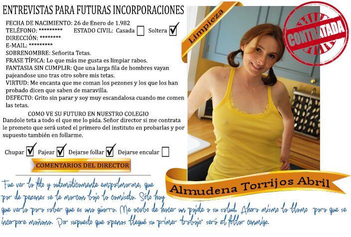 Free porn pics of Curriculums Vitae ((Captions Español) 2 of 18 pics