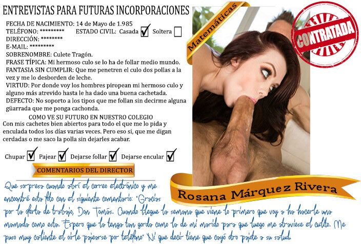 Free porn pics of Curriculums Vitae ((Captions Español) 16 of 18 pics