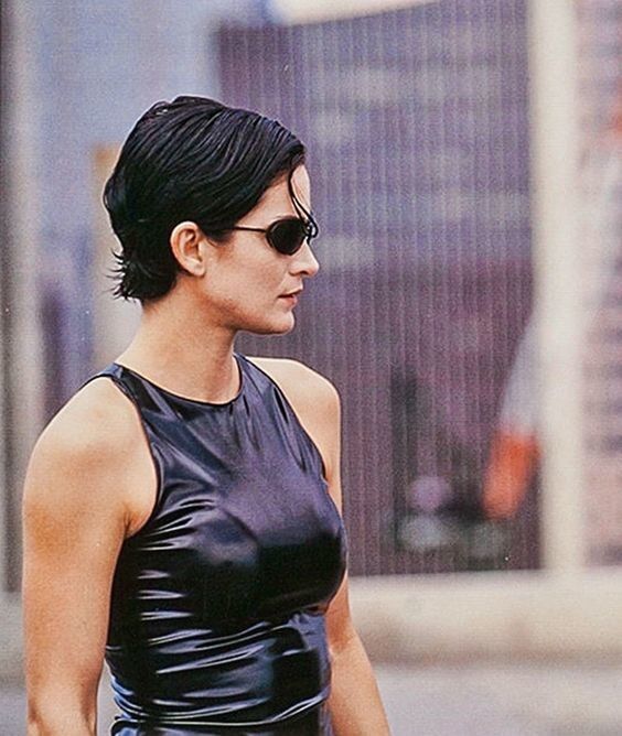 Free porn pics of Carrie Anne Moss - Trinity 17 of 19 pics