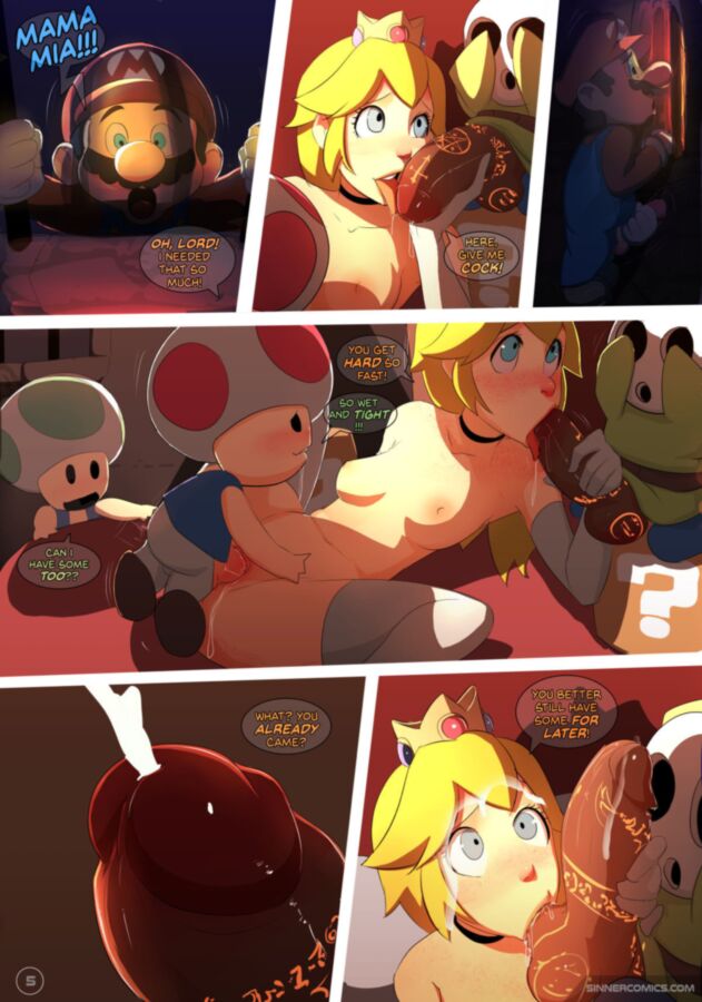 Free porn pics of Super Mario Comics - Princess Peach 5 of 9 pics
