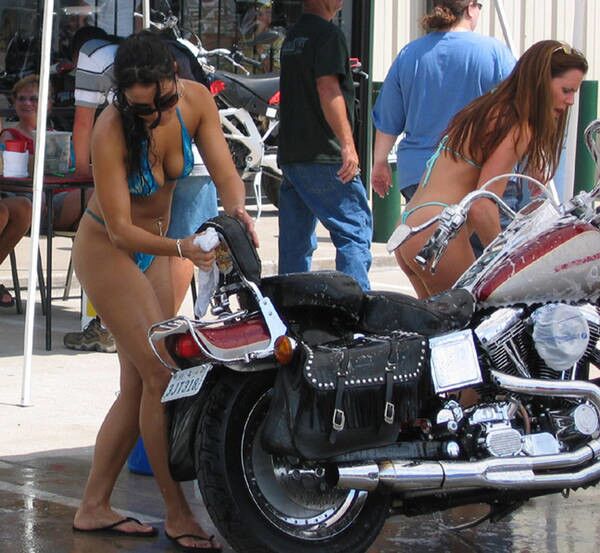 Free porn pics of Babes and Bikes 10 of 80 pics