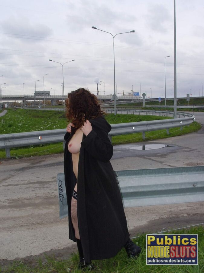 Free porn pics of Girl piss in public / Pee girl on the road 1 of 21 pics
