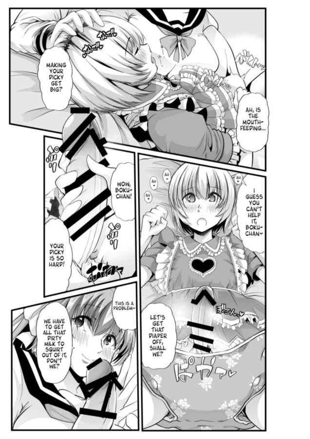 Free porn pics of Forced into adult baby by his mother - crossdressing manga (engl 22 of 27 pics
