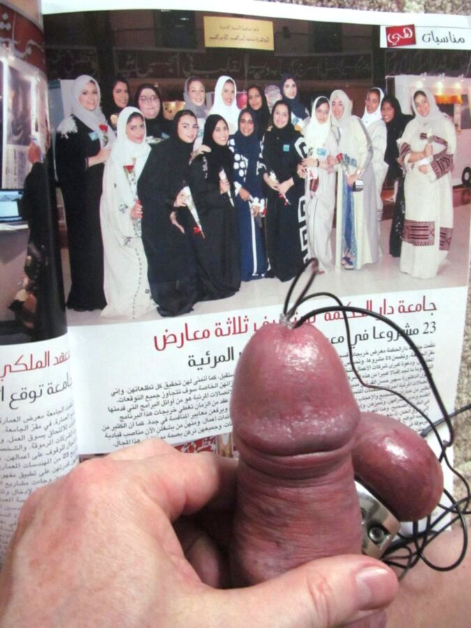 Free porn pics of Two dicks masturbating with Arab magazines 16 of 22 pics