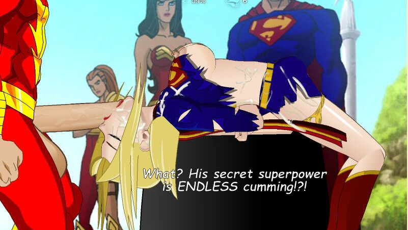 Free porn pics of Supergirl joins the JLA 5 of 7 pics