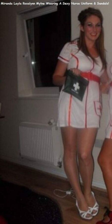 Free porn pics of Miranda in her sexy nurse uniform  8 of 12 pics