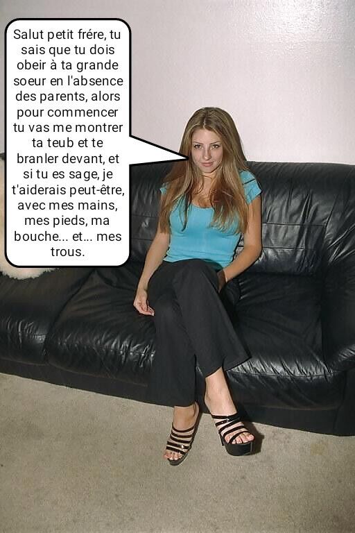 Free porn pics of French caption (Français inceste) ma soeur me kiffe. 1 of 5 pics