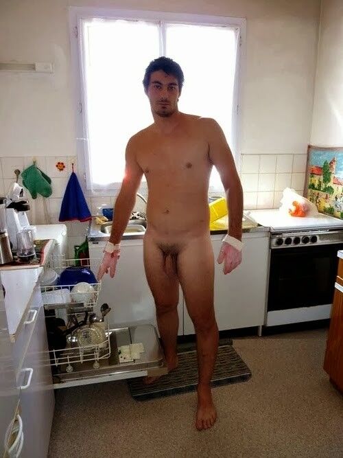 Free porn pics of Guys naked in kitchen 9 of 10 pics