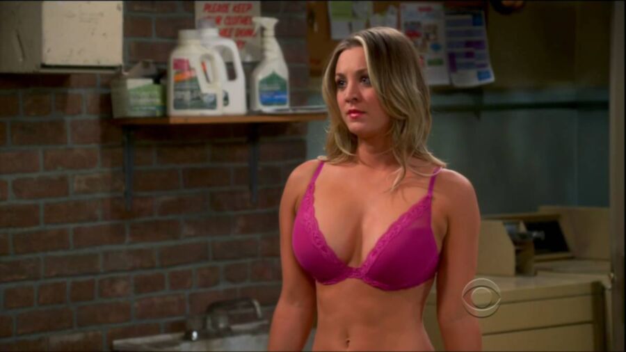 Free porn pics of Celebrity Fappers -  Kaley Cuoco(warped tits) 9 of 10 pics