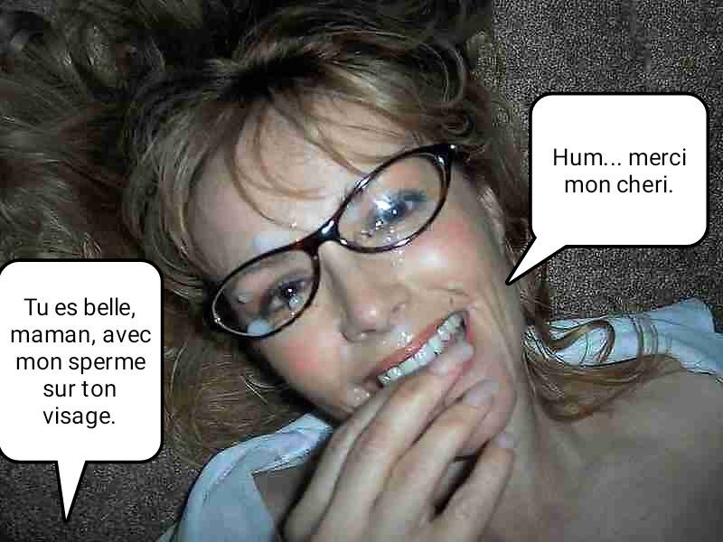 Free porn pics of French caption (Français inceste) mon sperme sur maman 2 of 5 pics