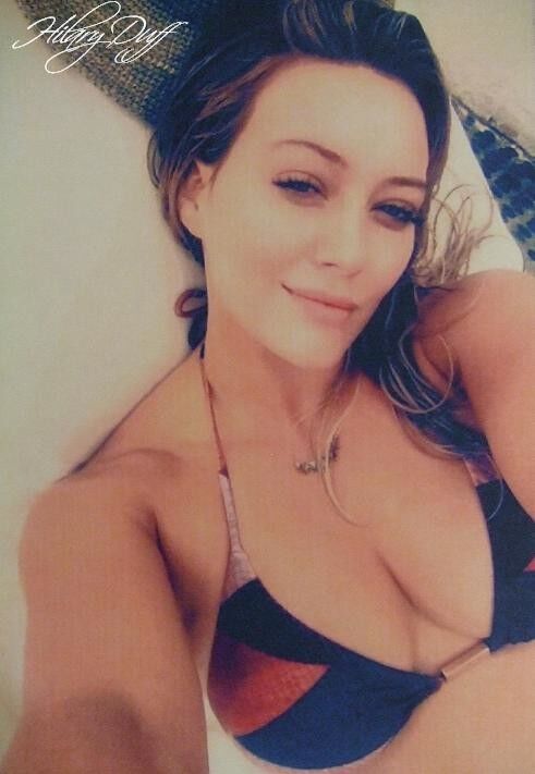 Free porn pics of Hilary Duff Drains My Cock With Her Tits  1 of 5 pics